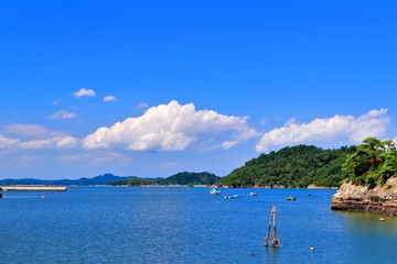 Obraz premium 夏の奥松島
