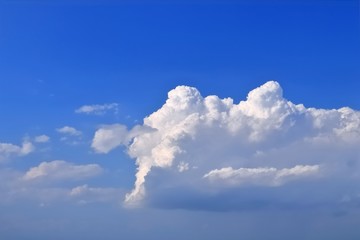 青い空と白い雲