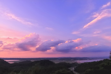 夕焼雲