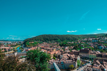 Cityscape of Sighisoara, Romania, Europe