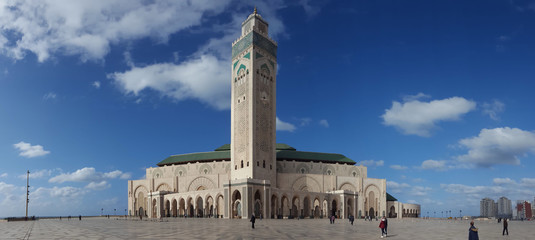 Maroc, la grande mosquée Hassan 2 de Casablanca