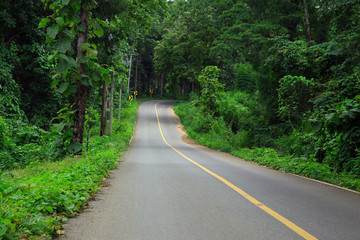 On the road in thailand