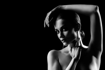 sensual young woman