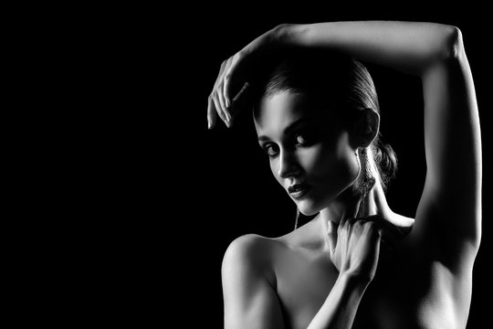 sensual young woman