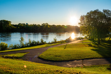 Autumn Sunrise Mississippi River 02