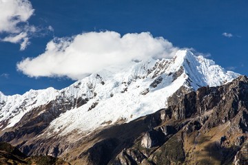 Mount Saksarayuq, Andes mountains, Choquequirao trek