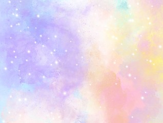 Banner glare abstract texture. Blur pastel color background. Rainbow gradient color. Ombre girly princess style © Nalinee