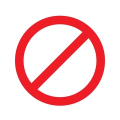 Obraz na płótnie Canvas Stop sign, stop icon - vector stop illustration. red warning symbol