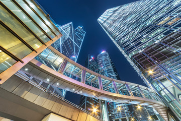 Fototapeta premium Exterior of modern architecture. Building abstract background