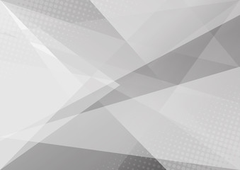 White and grey background. Corporate technology modern design. Pattern style geometric. Abstract modern background used about technology or product presentation backdrop. Vector illustration.