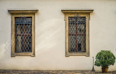 Two historic european windows