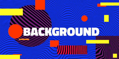  Linear Illustrations with smooths distorted transition effect