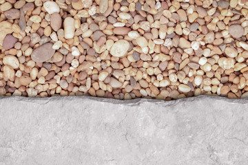  gravel and gray sand stone backgrond