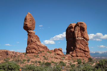 Fototapeta na wymiar Balanced Rock in Arches