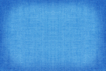 Plakat Close up texture of blue jean or denim fabric inside out
