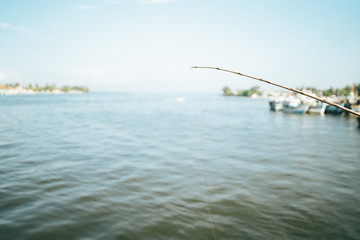 Obraz premium fishing in the sea