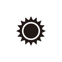 Sun icon vector