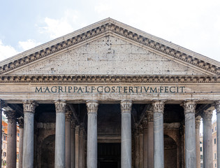 Details from Patheon in Rome, Italy