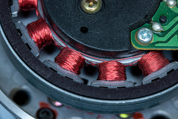 Details of reading head cylinder of VHS player