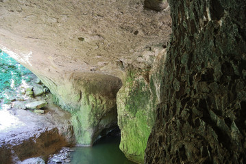 God's Bridge cave - 15 km north of Vratsa, Bulgaria.