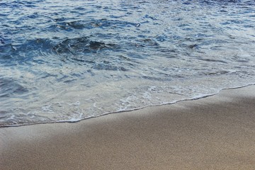 waves on the beach