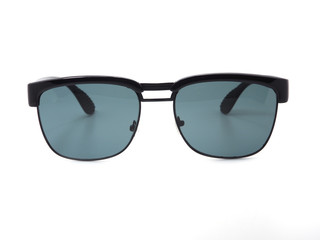 Fototapeta premium black sunglasses isolated isolated on white background.