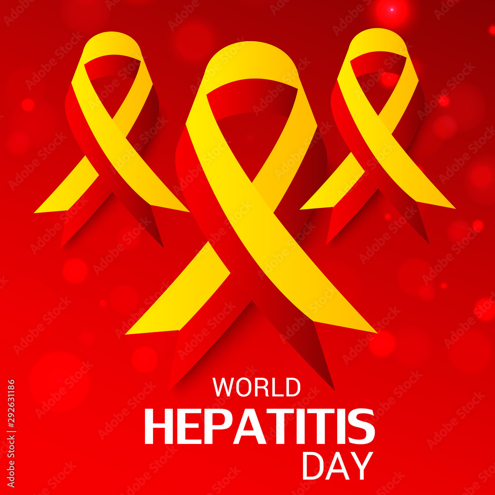 Sticker world hepatitis day