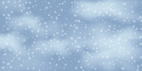 Snowflakes, snowfall.