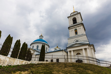 Orthodox churches in the city of Serpukhov, Moscow Region, Russia, in the historical center of the city