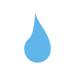 drop water icon trendy flat design