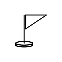 flag icon trendy flat design