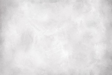 Concrete wall white color for background. Old grunge textures with scratches and cracks. White painted cement wall texture.