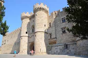 The Palace of the Grand Master of the Knights of Rhodes , also known as the Kastello, is a famous medieval castle in the city of Rhodes. The island of Rhodes.