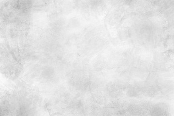 Concrete wall white color for background. Old grunge textures with scratches and cracks. White painted cement wall texture.
