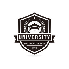 University, college logo vector