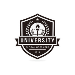 University, college logo vector