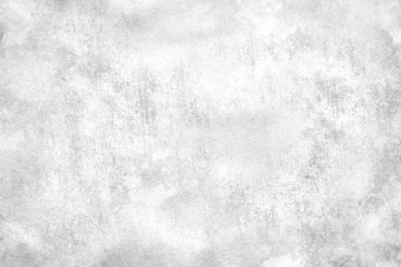 Concrete wall white color for background. Old grunge textures with scratches and cracks. White painted cement wall texture.