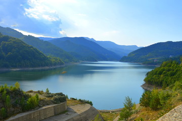 Siriu Dam is an earth dam located on the Buzau River, in the village of Siriu in Buzau County