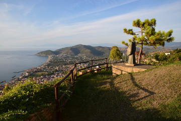 Campania - panorama sul Cilento da Castellabate