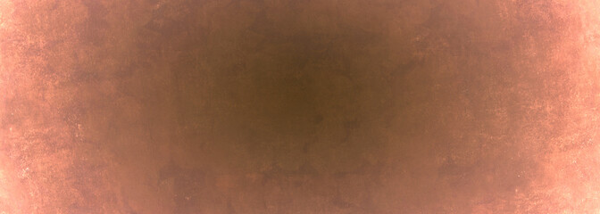 Bronze texture, metal plate as background or element for design, panoramic mock up image