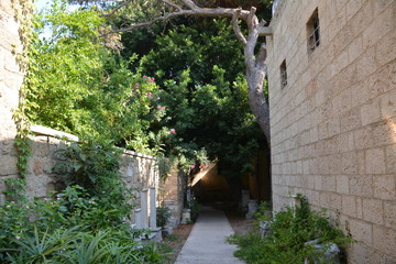 Archaeological Museum of Rhodes. Rhodes island in Greece. The second famous place in the old town.