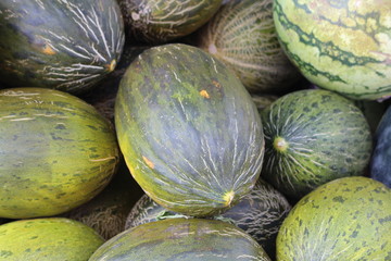 Extraordinary melons of beautiful color and delicious taste