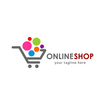 Online Shop Logo Vector