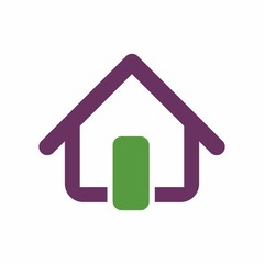 Real estate commercial and residential building logo design template vector illustration