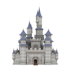 Obraz premium Castle Isolated