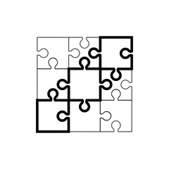 Puzzle vector icon vector