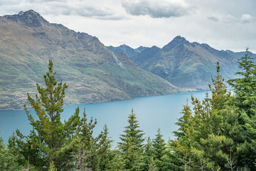 View from Queenstown hill, New Zealand