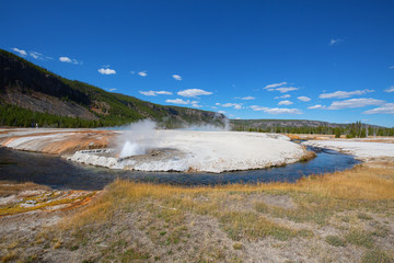 Black sands geyser basin