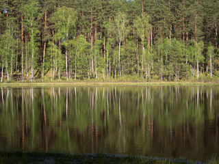 Mazurski Park Krajobrazowy rezerwat Zakret w którym wystepują których występują tzw. wyspy pływające.