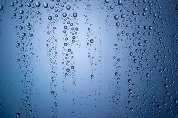 rain drops on the glass